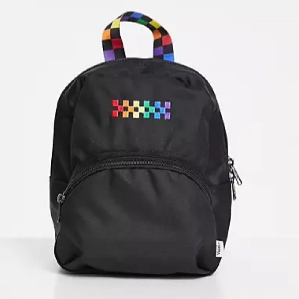 Vans Pride Got This Black Mini Backpack New!